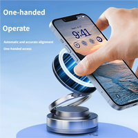 360 °   Support de téléphone magnétique rotatif pour voiture et bureau, aimant N52 réglable, cadeau en gros pour les employés d'entreprise et les voyages