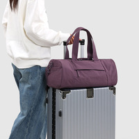 Sac de sport Oxford personnalisé avec fermeture éclair, grande capacité, imperméable, sac de voyage à bandoulière unisexe, bagage d'affaires
