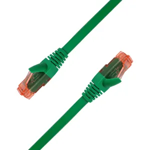 High Flex Tangle-Free 24AWG CAT.6A Patch Cable RJ45 Copper Network Communication Patch Cord Ultra Elastic PVC Jacket