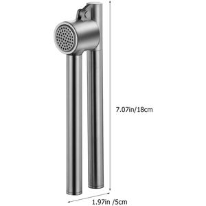 304 Stainless Steel <b>Garlic</b> Press Zizi Alloy <b>Garlic</b> Puree Maker Multifunction Cutting <b>Slicer</b> Dishwasher Safe Sustainable Tool - Product Image 2