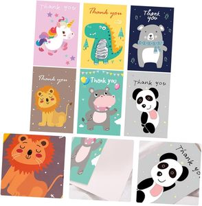 Myway 12pcs New Baby <strong>Boy</strong> Thank You Cards Baby Gift Cartoon with Envelopes for Baby Shower <strong>Party</strong> - Product Image 2