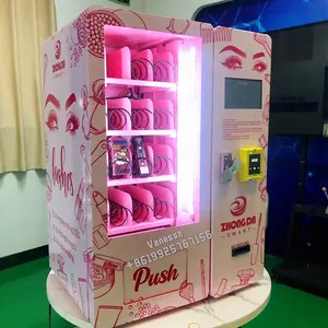 Máquina de venda automática de mesa de alta qualidade com leitor de cartão de identificação, lanches e bebidas, máquinas de venda automática de negócios