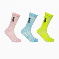 Chaussettes de sport personnalisées en coton respirant, à séchage rapide, écologiques, unisexes, pour le tennis, la course à pied, avec logo, compression, vente en gros