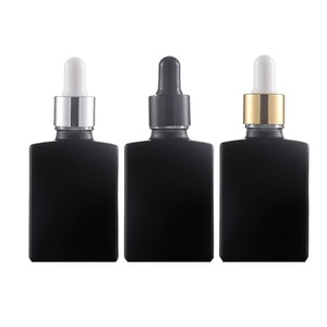 Luxury Hair Body Oil &amp; Face Cream <strong>Bottle</strong> <strong>15ml</strong> 30ml 50ml 100ml Glass <strong>with</strong> Clear <strong>Black</strong> <strong>Dropper</strong> for Skin Care MOQ 100pcs - Product Image 4