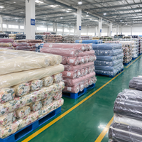 Tissu en microfibre tissé uni sur mesure, 100 % polyester, anti-déchirure, 100 GSM, poids moyen, largeur 98 pouces, rideau 68x68, directement de l'usine