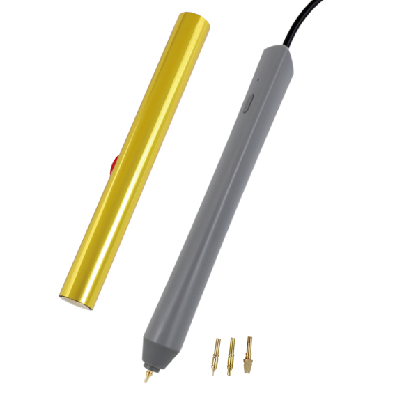 Hot Foil Quill Pen Set With 4 Tips – USB Powered Foil Stamping Pen For Crafts, Cards, Scrapbooking