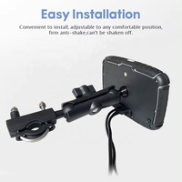 CarPlay sans fil Android Auto Écran portable pour moto Écran tactile de navigation étanche de 5 pouces Double caméra Carte du monde entier