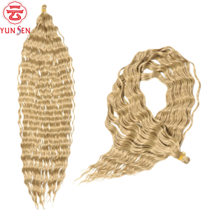 Extensiones de Cabello Sintético de Alta Temperatura para Crochet, Color Piano, 30 Pulgadas de Largo, Rizado, Marca Yunsen para Mujer - Product Image 1