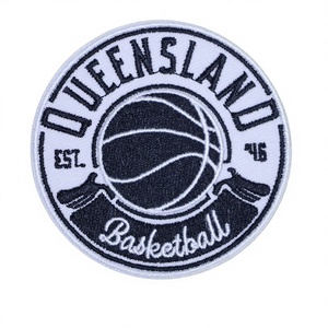 تصميم شعارات أندية كرة القدم المخصصة، رقع مطرزة بالجملة، ملصقات تطريز قابلة للكي على قمصان كرة السلة - Product Image 5