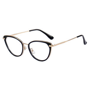 Monturas de Gafas Retro Ojo de Gato para Mujer, Lentes Anti Luz Azul para PC, Montura Completa, Tamaño Pequeño, Origen Danyang S2 89013 1 - Product Image 5