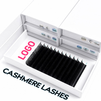 Extensions de cils volume russe pour artistes cils débutants, plateaux de bouquets préfabriqués pour kits de pratique en salon