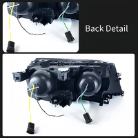 Phares de Voiture pour BMW Série 3 E46 2001-2004 avec Lampes LED Feux de Jour Clignotants Dynamiques Accessoires Auto