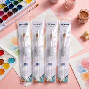 Nouveauté : Stylo marqueur auto-écoulant, pinceaux d'artiste plats/ronds/en forme <span class=keywords><strong>de</strong></span> poire pour la peinture et le dessin - Product Image 5