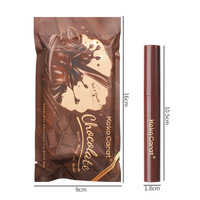 Ensemble de 5 gloss à lèvres mats au chocolat, rouge à lèvres liquide velours, boue à lèvres, longue tenue, imperméable, anti-bavures, kit de maquillage pour femmes