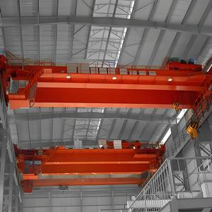 <span class=keywords><strong>QD</strong></span> loại dầm đôi trên không cần cẩu thiết bị 5ton 10ton 20 tấn Giá sử dụng điều kiện lõi động cơ cho hội thảo cầu Trục - Product Image 1