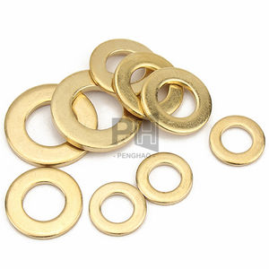 Arandelas Redondas de Latón, Anillos de Sellado de Metal Plano de Bronce Mesón, Juntas de Ajuste, Anillos de Sellado GB97 M2 M2.5 M3 M4 M5 M6 M8 M10 M12 M14M16 - Product Image 1