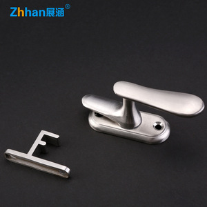 Perno de Puerta de Acero Inoxidable de Montaje Superficial Zhan Han con Manija, Tamaño Pequeño, Diseño Moderno y Simple para Puerta de Madera - Product Image 2