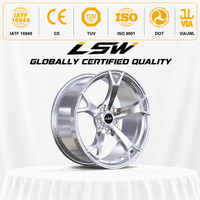 LS8200 18x8.5 19x9.5 20x10 5x120 Roda Chrome Tempa Staggered Baru Harga Pabrik Langsung Terbaik untuk M3 M4