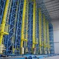 Sistema de Almacenamiento ASRS, WCS, WMS, Transportadores, Robots, AGV, RGV, Manipulación de Carga, Metálico, 2500kg