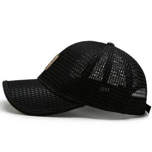 Wholesale Summer <b>Sunscreen</b> Baseball Cap New Breathable Mesh Outdoor Travel Mesh Sun Hat Baseball Cap for Men - Product Image 6