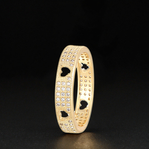 Da sposa damigella d'onore idee regalo <span class=keywords><strong>di</strong></span> fidanzamento dei monili 18 k 18 k oro puro placcato gli anelli - Product Image 4