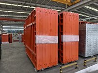 Système de coffrage mural en acier TRIO, coffrage modulaire réutilisable en béton pour les projets de construction