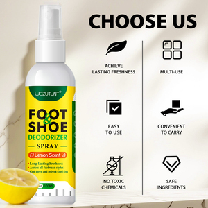Deoeorizer per piedi e scarpe con Formula sicura freschezza di lunga durata Non appiccicosa per mantenere i piedi e le scarpe senza odore per tutto il giorno <span class=keywords><strong>deodorante</strong></span> ambientale - Product Image 2