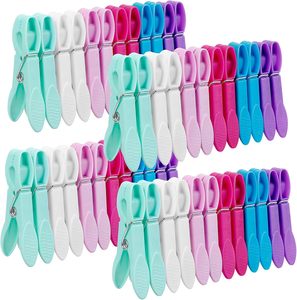 Pinces à linge en plastique TPR populaires, lot de 12, vente en gros - Product Image 1