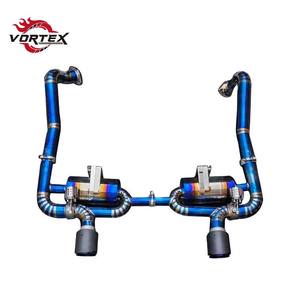 Échappement arrière Valvetronic en acier inoxydable 304 Vortex pour Porsche 718 Boxster Cayman GT4 2017-2020, montage direct - Product Image 1