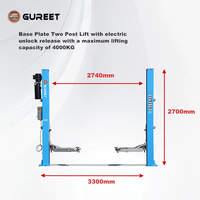 Pont élévateur hydraulique 2 colonnes 4T robuste certifié CE HuaTong – Prix usine – Pour atelier