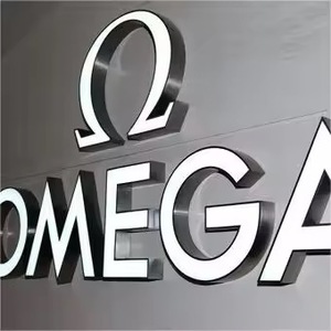 Hot bán tùy chỉnh Monogram dẫn đăng ký cho sân tiệm hớt tóc khu vực cảnh quan trạm xăng signage - Product Image 2