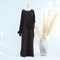 Vêtements amples pour femmes grande taille robes abaya longues vente en gros de robes longues moins chères pour femmes musulmanes en mousseline de soie