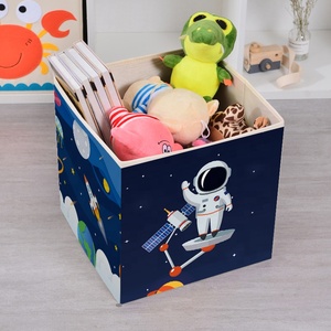 Cajas de almacenamiento y contenedores personalizados con su propio diseño, cubo impreso, organizador de astronautas para juguetes, caja de almacenamiento plegable, organizador de Juguetes - Product Image 1