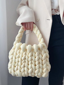 Bolsa de ganchillo de color puro, color sólido - Product Image 6