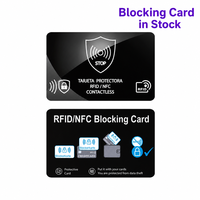 Best-Selling PVC Anti-Theft NFC RFID Blocking Payment Card Custom Graphics Available Prevents Unauthorized Skimming Bank Card ID