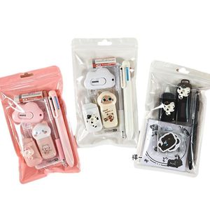 Ensemble <span class=keywords><strong>de</strong></span> papeterie mignon avec chat |   Fournitures scolaires pour enfants sur le thème des animaux pour la rentrée scolaire et les cadeaux - Product Image 6