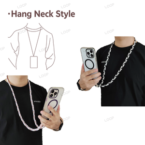 Yeni varış ayrılabilir Crossbody askı TPU <span class=keywords><strong>iphone</strong></span> için telefon kılıfı <span class=keywords><strong>iPhone</strong></span> manyetik kapak Crossbody bilek/boyun askısı seti kutusu - Product Image 5