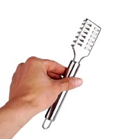 Nouvel Outil de Nettoyage pour Fruits de Mer, Brosse à Écailles de Poisson, Grattoir, Râpe, Ustensiles de Cuisine, Couteau à Écailler Rapide