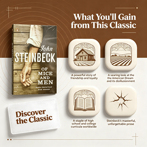De <span class=keywords><strong>Ratones</strong></span> <span class=keywords><strong>y</strong></span> <span class=keywords><strong>Hombres</strong></span> de John Steinbeck - una Novela Literaria Americana Clásica - Product Image 2