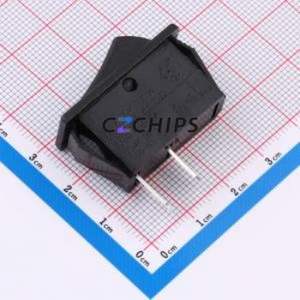 C1300ALAAA Rocker Switch Switch Black 28V Single Pole Single Throw - Product Image 2