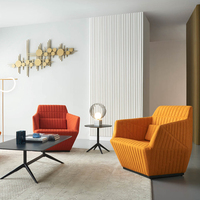 Ensemble de canapés modulaires de luxe modernes pour bureaux commerciaux, avec revêtement en tissu, pour salon, hôtel, écoles, hôpital