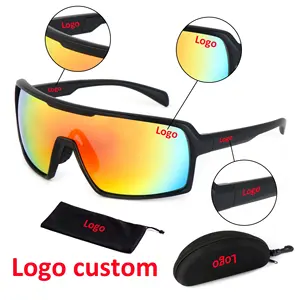 2023 Tr90 Sport Sunglasses Custom Logo Running Sunglasses Baseball Youth Cycling Sport Sunglasses for Men and Women