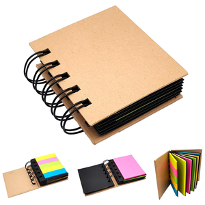 Bloc <span class=keywords><strong>de</strong></span> notas adhesivas con anillo en espiral ecológico <span class=keywords><strong>de</strong></span> diseño personalizado, notas adhesivas, juego <span class=keywords><strong>de</strong></span> notas adhesivas, Mini pestañas <span class=keywords><strong>de</strong></span> índice, notas adhesivas reciclables <span class=keywords><strong>de</strong></span> cartón - Product Image 1