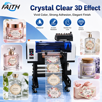 Machine à décalcomanies numériques Faith Single Pass pour autocollants en cristal, film de transfert UV pour impression personnalisée de coques de téléphone