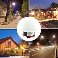 Interrupteur Inductif Extérieur CNRIYA 95-305V, Contrôle Électronique Jour/Nuit, IP54/IP44, LED pour Éclairage Public