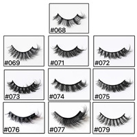Faux cils 6D en vison synthétique, naturels, épais, volume 3D, style européen et américain, vente en gros, prêts à être expédiés