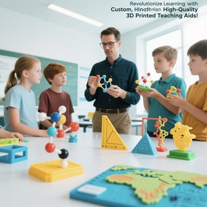 Mô hình giáo dục in 3D tùy chỉnh số lượng lớn | giải phẫu, địa lý, công cụ toán học | tài nguyên giáo viên | Bộ dụng cụ gốc lớp học - Product Image 5