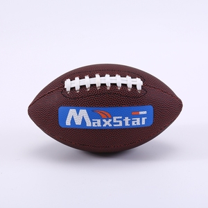 Custom Logo PROFESSIONAL leather soccer Rugby size <span class=keywords><strong>9</strong></span>'s American soccer - Product Image 1