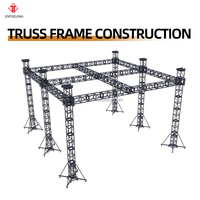 Structure de treillis en aluminium 6061, système de treillis en aluminium pour scène événementielle, éclairage et stand d'exposition