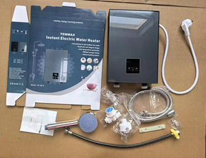 Calentador de Agua Eléctrico Portátil de Plástico 220v Instantáneo con Pantalla LED en Inglés para Hogar, Exteriores, Hoteles, Garajes, Ahorro de Energía, Rápido - Product Image 6